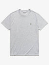 Men's Small Logo Sports Breathable Short Sleeve T-Shirt Grey - LACOSTE - BALAAN 2