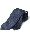 Men's Silk Tie Navy - SALVATORE FERRAGAMO - BALAAN 3