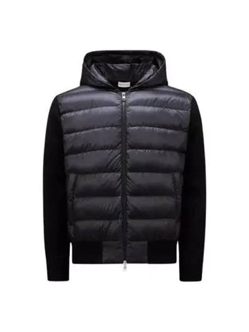 padded wool hoodie 9B00022 M1131 999 - MONCLER - BALAAN 1