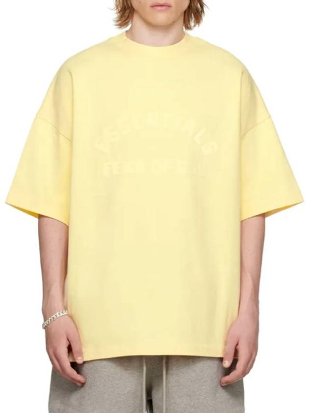 Fear of God Essentials Heavy Jersey T-Shirt Yellow Women - FEAR OF GOD ESSENTIALS - BALAAN 4