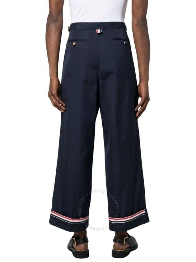 Typewriter Fit 5 Slacks Blue - THOM BROWNE - BALAAN 3