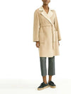 11th Anniversary TERZO Wool Coat Camel 60110102 004 - MAX MARA - BALAAN 3