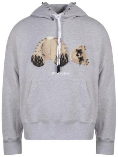 Palm Angels Bear Print Hoodie - PALM ANGELS - BALAAN 2