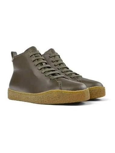 Peu Terreno Hydroshield Leather High Top Sneakers Green - CAMPER - BALAAN 1