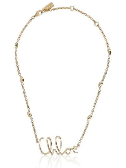 Logo Necklace Gold - CHLOE - BALAAN 2