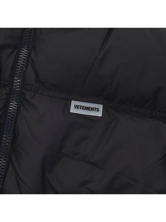 Logo Patch Puffer Down Padding Black - VETEMENTS - BALAAN 7