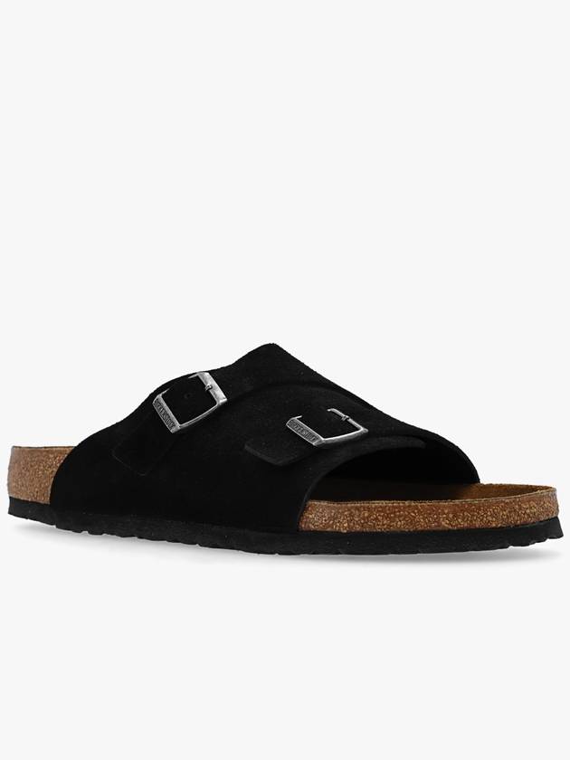 Zurich Wade Leather Slippers Black - BIRKENSTOCK - BALAAN 5