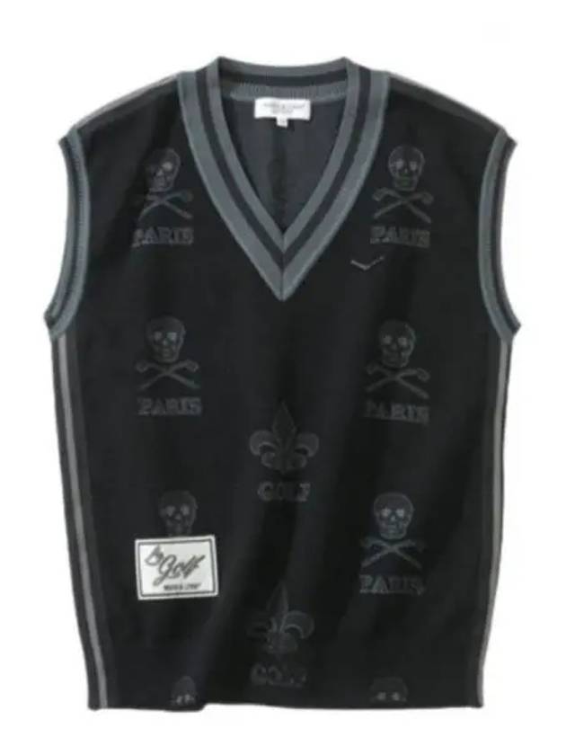 Golf Wear Men s Vest MLM 2C AB01 BLACK - MARK & LONA - BALAAN 2