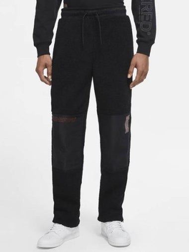 01CV1099010JordanEngineered 23 Fleece Sherpa Boa PantsBlack - NIKE - BALAAN 1