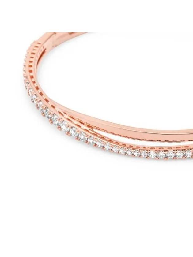 Hyperbola Twisted Crystal Bracelet Rose Gold - SWAROVSKI - BALAAN 4