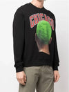 Chicago Print Crew Neck Sweatshirt Black - IH NOM UH NIT - BALAAN 4