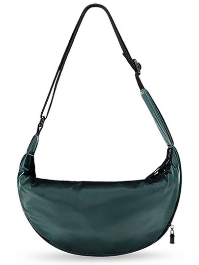 SOFT GLOSSY CROSS BAG DEEP GREEN - DON’T ASK MY PLAN - BALAAN 2