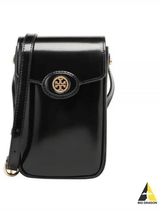 Thora Burch Robinson Spazzolato Phone Crossbody 156747 001 Bag - TORY BURCH - BALAAN 1