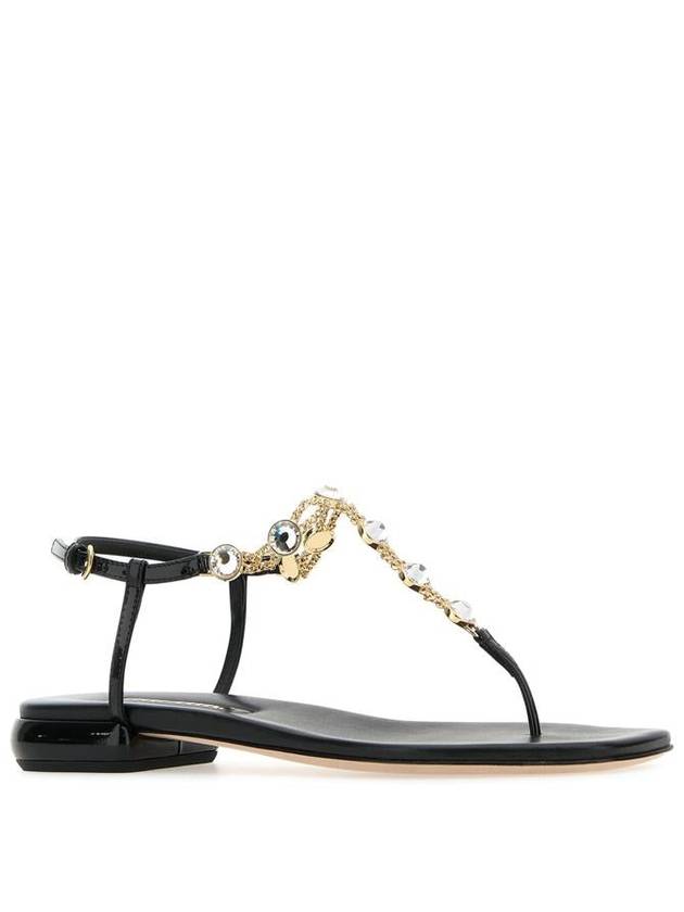 Sandals 5Y145EF010069 F0002 Black - MIU MIU - BALAAN 3