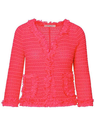 Charlott Fuchsia Cotton Jacket - CHARLOTT - BALAAN 1