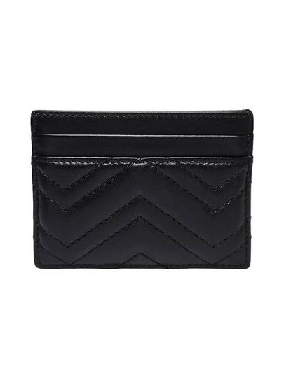 Women s 443127 GG Marmont Matelasse black gold card wallet - GUCCI - BALAAN 2