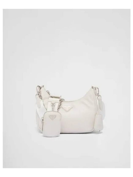 Re-Edition 2005 Padded Nappa Leather Shoulder Bag White - PRADA - BALAAN 2