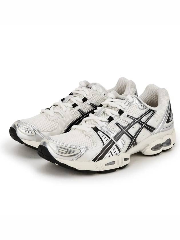 Gel Nimbus 9 Low Top Sneakers White Black Sliver - ASICS - BALAAN 2