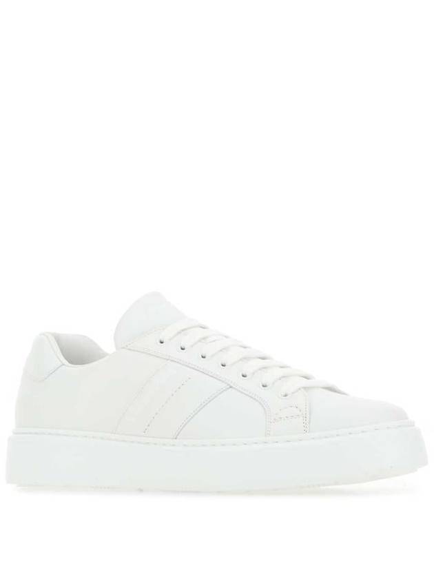 debossed logo lace-up low-top sneakers white - CHURCH'S - BALAAN 3