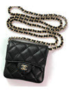 Classic Caviar Mini Bag Black AP3259 WOC - CHANEL - BALAAN 1