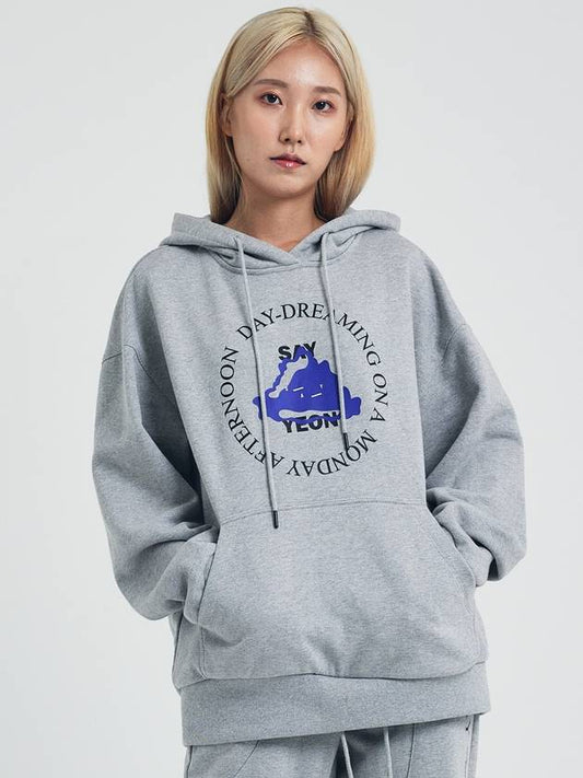 Wave Rib Cloud Hoodie Melange Gray - SAY-_YEON - BALAAN 2