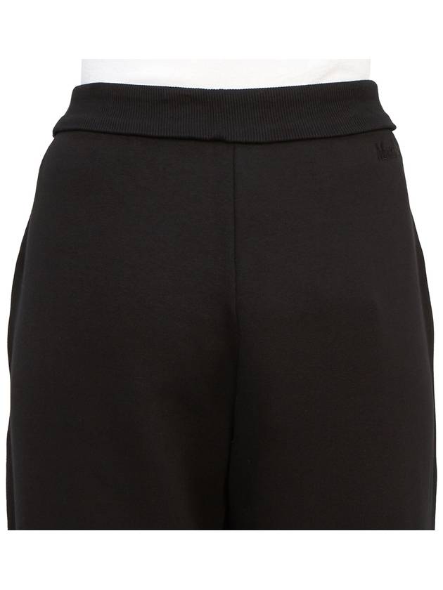 Damiana Brushed Straight Pants Black - MAX MARA - BALAAN 10