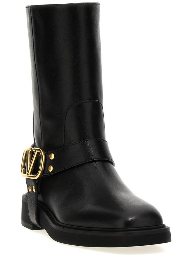 Valentino Garavani Valentino Garavani 'Vlogo Signature' Ankle Boots - VALENTINO - BALAAN 2