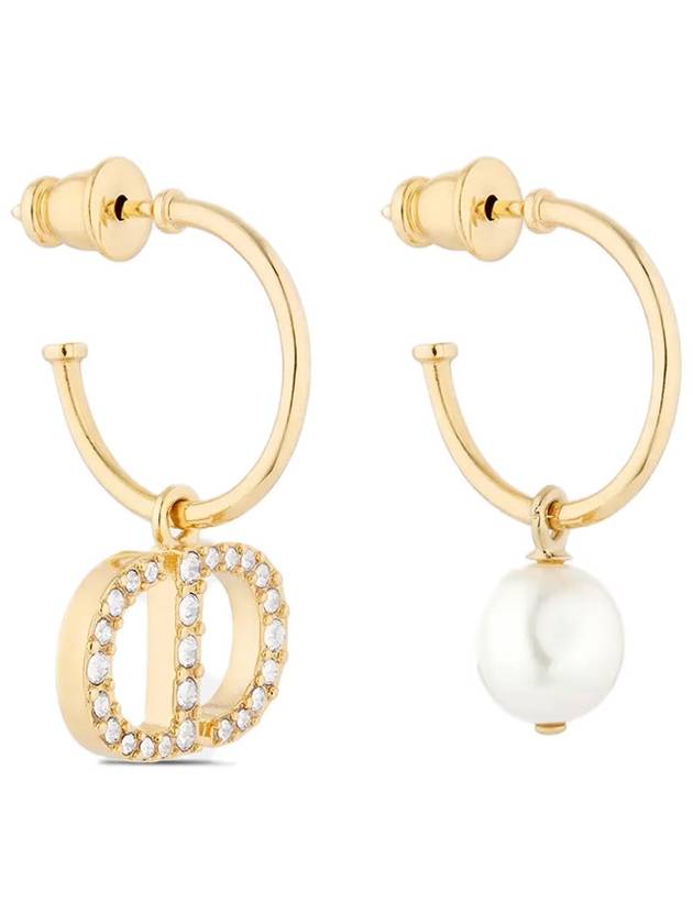 Petit CD Logo Pearl Earrings Gold - DIOR - BALAAN 2