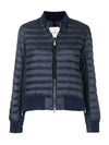 Women's Rome Rome Quilted Down Short Padded Navy - MONCLER - BALAAN.