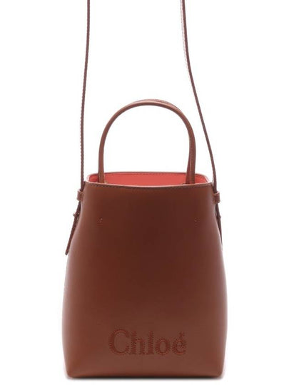 Sense Micro Calfskin Tote Bag Camel - CHLOE - BALAAN 2