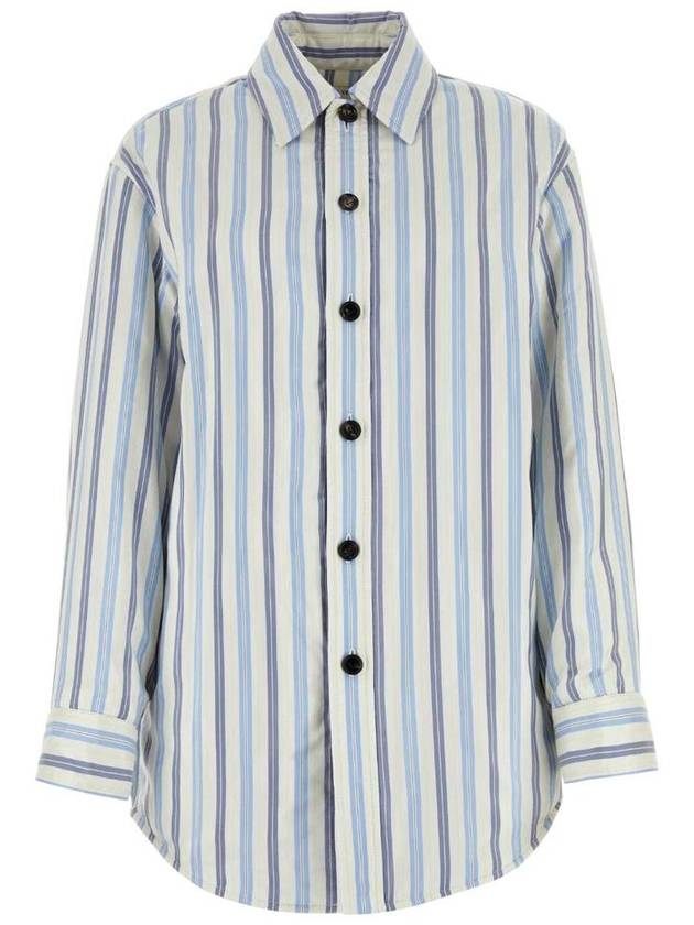 24 ss Silk Striped Shirt 778671 V3OP0 4021 B0110972535 - BOTTEGA VENETA - BALAAN 2