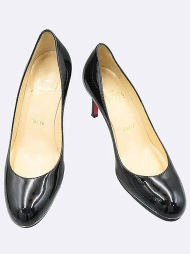 Black Color Patent Pumps Women s Shoes 230MM - CHRISTIAN LOUBOUTIN - BALAAN 1