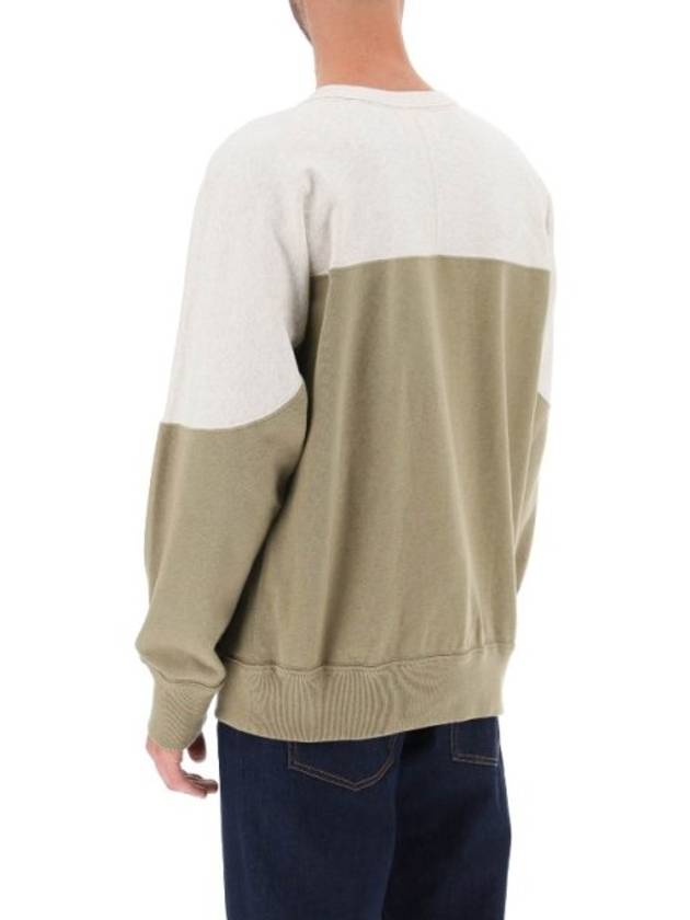 Howley Logo Crew Neck Sweatshirt Khaki - ISABEL MARANT - BALAAN 3