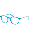 Eyewear Metal Eyeglasses Blue - SAINT LAURENT - BALAAN 1