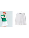 Golf Tennis Pastel Pleated Skirt White - AVAVE - BALAAN 3