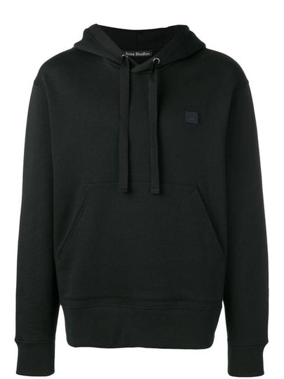 Ferris Face Patch Hoodie Black - ACNE STUDIOS - BALAAN 2