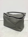 Dark Khaki Green Grain Calfskin Puzzle Bag Large - LOEWE - BALAAN 5