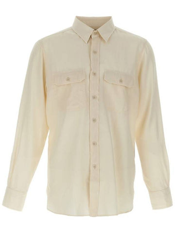 Tom Ford Twill Shirt - TOM FORD - BALAAN 1