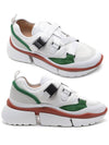 Sony Buckle Strap Low-Top Sneakers White Jungle Green - CHLOE - BALAAN 2