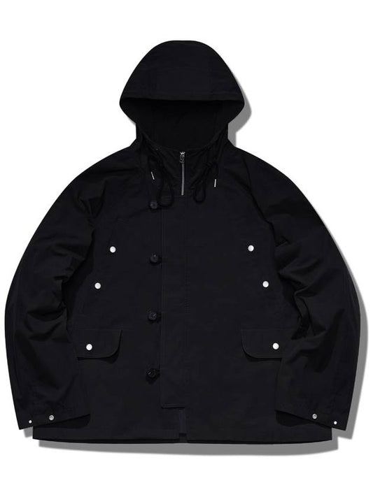 Windbreaker Jacket Black - PHOS333 - BALAAN 1