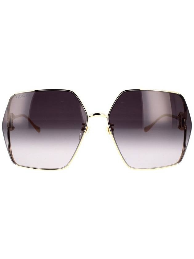 Eyewear Interlocking G Sunglasses Gold - GUCCI - BALAAN 2