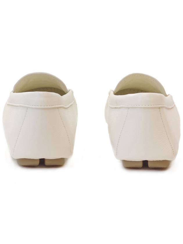 Women s Driving Loafers Ivory 1DD081 F005 - PRADA - BALAAN 4