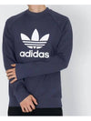 Trefoil Crew Sweatshirt Navy - ADIDAS - BALAAN 2