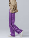 Satin Banding Straight Pants Purple - PAGE STUDIO - BALAAN 4