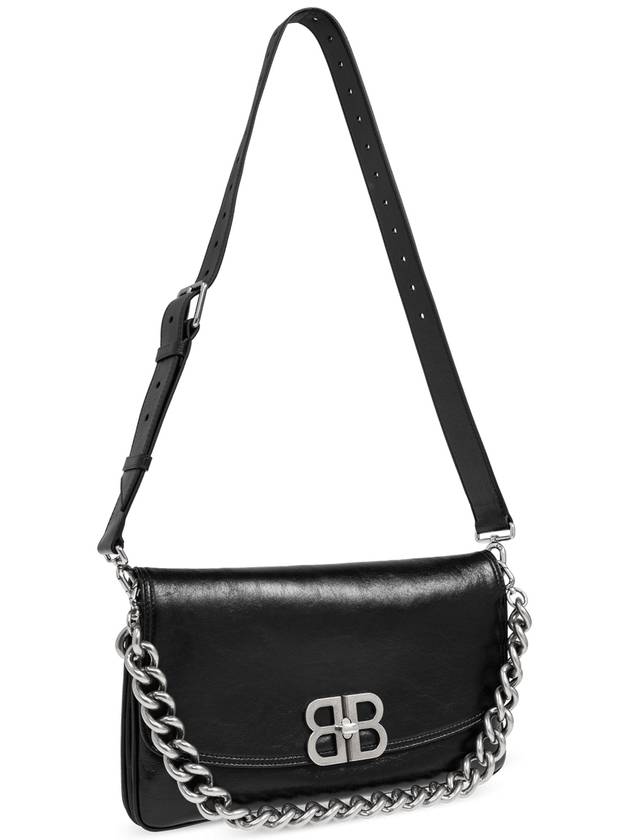 Balenciaga Shoulder Bag BB Soft Medium, Women's, Black - BALENCIAGA - BALAAN 4