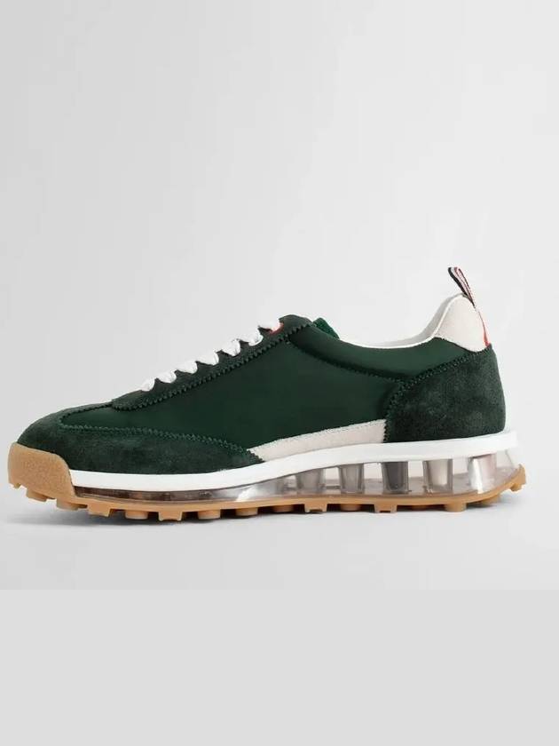 Clear Sole Tech Runner Low Top Sneakers Green - THOM BROWNE - BALAAN 3