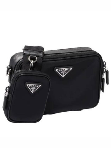 Triangle logo cross bag shoulder - PRADA - BALAAN 1