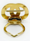 Gold macadam scarf ring 4VCEA20804 - CELINE - BALAAN 4