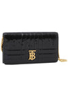 Women's Lola Sequin Chain Shoulder Bag Black - BURBERRY - BALAAN 4