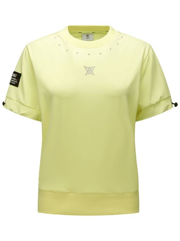 WOMEN BEADS POINT CROP SHORT SLEEVE T SHIRTYE - ANEWGOLF - BALAAN 1